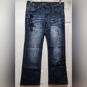 Cowgirl Tuff Women's Western Riding Jeans 31x31 Bootcut